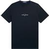 FRED PERRY T-SHIRT LOGO EMBROIDERED
