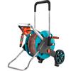 Gardena set CleverRoll M Easy: carrello avvolgitubo con una capacità di sino a 20 m, particolarmente stabile, con comoda conduzione del tubo in un robusto telaio metallico (18517-20)