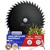 GARLAVIE Disco Decespugliatore 25,5 cm - Lama Leggera Universale per Motoseghe e Cespugli, Ideale per Erbacce, Pacciame e Crescita Selvaggia