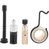 TOPINCN Pompa Olio per Motosega, Set di filtri per Pompa Olio in Metallo Parti di Ricambio Adatte per motoseghe STIHL MS250 MS230 MS210 025 023 021