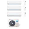 Midea Climatizzatore Trial Split serie Evolution 12+18+18 con M5OE-42HFN8-Q Inverter R 32 Wi-Fi Classe A++ ,