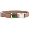 Hunter Collare per Cani Regolabile Inari Alu-Strong Beige, m-30-45cm