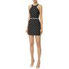 ELISABETTA FRANCHI ABITO IN CREPE CON STAMPA A LOSANGHE - ABS5551E2 - None