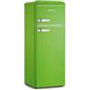 SEVERIN KS 9952 SEVERIN Frigorifero doppia porta retrò vintage con congelatore, 209 litri, Verde, 55 cm, Classe E (A++)