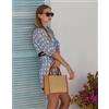 Westford Mill Borsette di juta con manici in cotone Mini Gift Bag personalizzate o neutre