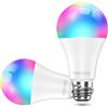 Meross Lampadina Smart con Led, Lampadina Alexa Dimmerabile, RGBWW, 9W E27, 2700-6500k, Lampada Compatibile Con Alexa, Google Home e Smartthings Decorazione Scenica, Festale, Natale, Matrimonio