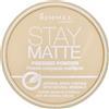 Rimmel cipria compatta per il viso stay matte n001 transparent