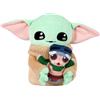 Mattel Star Wars - Grogu e il piccolo di Anzellan, morbido peluche di 25 cm che ripete la scena Cattivo. No stringi di The Mandalorian Stagione 3, giocattolo per bambini, 3+ anni, HXV50