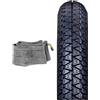 GENERIC KIT GOMMA PNEUMATICO COPERTONE 3.00-10 RADIALE 4-6 STRATI E4 PER VESPA 50 SPECIAL/PK XL2/PK S + CAMERA