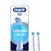 PROCTER & GAMBLE SRL Ultimate Clean Testina di Ricambio Bianco Oral-B iO 2 Pezzi