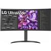 LG 34WQ75C-B Monitor PC 86,4 cm (34") 3440 x 1440 Pixel Quad HD LCD Nero