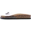 CHATTAWAK Sandali Trasparenti da Donna Opaline, Nero, 36 EU