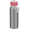 Mepal - Borraccia Ermetica Flip-up Campus - Borracce Ermetiche per Bambini - Borraccia in Acciaio Inox - 4 Ore di Calore e 12 Ore di Freschezza - Senza BPA - 350 ml - Cool pink