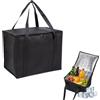 Zephyra Borsa Termica 35L Pieghevole, Grande Borsa Frigo Isotermica Impermeabile per Picnic, Campeggio, Viaggi, Spiaggia, Auto, BBQ