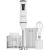 BLACK DECKER Black e Decker BXHBA750E Frullatore ad immersione 750 Watt, Lama in Acciaio Inox, 20 velocita, funzione turbo - Bianco