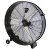 Zephir ZDM90CM Ventilatore Industriale da Terra professionale, 3 velocita, Pala 90 cm, 360W, struttura in metallo - Nero