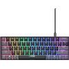 TRUST - GXT867 ACIRA 60% Tastiera da Gaming, tasti Fn multifunzionali, RGB, Connessione USB, 16,8 milioni di colori,