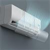 Lizzbeoal Deflettore Condizionatore Universale, Deviatore regolabile portatile per aria condizionata per Condizionatori da Parete per Casa/Ufficio/Camera/Soggiorno (Trasparente)
