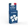 La Ducale Gioco di 54 carte - Gioco di Poker, Presidente, Palmito, 8 americani multicolore, 19 x 10 x 2 cm