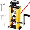 QZQUFJ Spellacavi Elettrici, Spelafili Elettricista, per Cavo in Rame da 1-25 mm, Pinza Spelafili Elettricista Alimentata a Manovella o Trapano, Spelacavi per Cablaggio, Riciclaggio e Spelacavi(Oro)