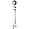 QUARKZMAN Chiave a cricchetto flessibile con testa girevole da 20mm Chiave a cricchetto metrica combinata 72 denti in acciaio al cromo vanadio Chiave a cricchetto aperta per dadi bulloni
