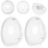 LIONELO Milky Simple Raccoglilatte in Silicone Senza BPA, 2 Pezzi