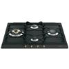 Smeg PRONTA CONSEGNA - SPEDIZIONE IMMEDIATA Piano Cottura da Incasso 60 cm 4 Fuochi Gas Griglie in Ghisa Antracite Estetica Cortina Smeg SR764AO