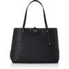Guess Eco Brenton Tote, Borsa Donna, Schwarz, Taglia Unica