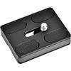 EBTOOLS Benro Pu50 Plate Ebtools Arca Mounting Plate adatto perPiastra Di Rilascio Per Triopo, Piastra Di Sgancio Rapido In Lega Con Vite Da 1/4 Di Pollice Adatta Per Fotocamera Reflex A Treppiede Con Testa