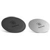 Baseus Magnetic Iron Suit - 2 piastre magnetiche in metallo per supporto per smartphone, per auto, colore: Argento (ACDR-A0S)