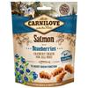 CARNILOVE Crunchy snacks croccanti con salmone e mirtilli 200g