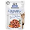 BRIT Care Sterilized Fillets in Jelly Duck&Turkey 24 x 85 anatra e tacchino per gatti dopo la sterilizzazione