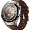 HUAWEI WATCH 5 46mm / Cassa in titanio aerospaziale e cinturino marrone / Compatibile con iOS e Android e chiamate E-sim