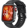 HUAWEI WATCH FIT 4 Pro / Vetro zaffiro / Cassa in titanio e cinturino nero / Fino a 10 giorni di autonomia e compatibile con iOS e Android