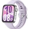 HUAWEI WATCH FIT 4 / Cassa in alluminio e cinturino viola / Fino a 10 giorni di autonomia e compatibile con iOS e Android