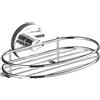 WENKO Vacuum-Loc® portasapone Milazzo - fissaggio senza trapano, Acciaio, 16.5 x 4.5 x 12 cm, Cromo