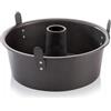 Wintem Stampo Antiaderente per Torte in Acciaio 26cm - Ideali per Chiffon Cake e Angel Cake - Piedini per Raffreddamento Capovolto - Torte Soffici e Stabili - Fondo Estraibile e Tubo Centrale