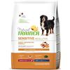 Natural Trainer Trainer Sensitive Salmone Medium Maxi 3Kg Crocchette Cani Adulti