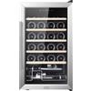 Cecotec Bolero GrandSommelier 2450 Cantinetta nera e Inox 24 bottiglie sistema di raffreddamento a compressore temperatura regolabile"