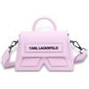 Karl Lagerfeld per ragazza. [Z30401] Borsa a mano Ikon rosa, Casual, Poliestere, moda per bambini