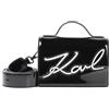 Karl Lagerfeld per donna/ragazza. [Z30405] Borsa nera, Nero, Casual, Sintetico, moda per bambini