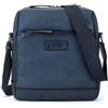 Pikolinos per uomo. [MHA-189C1] Borsa a tracolla combinata in pelle blu Palomares, Casual