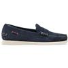 Sebago per uomo. [7111MSW] Mocassini in pelle blu navy Dan Boat, Basso, Nessuno, Casual
