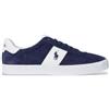 Polo Ralph Lauren per uomo. 816961260002 Sneakers Court Vulc blu, Pelle, Basso, Stringhe, Casual