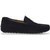 BOSS per uomo. [50541750] Mocassini in pelle blu navy Noel, Basso, Camoscio, Nessuno, Homewear