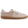 P448 per uomo. [S25MONZA75] Sneakers Monza in pelle beige, Basso, Stringhe, Casual