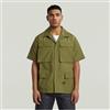 G-Star per uomo. D24290-C973-G985 Camicia da notte verde slim R-3N, Casual, Cotone, Manica corta