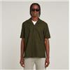 G-Star per uomo. [D26190-D914-H050] Camicia da lavoro Resort Regular nera, Nero, Casual, Cotone, Manica corta
