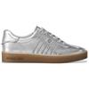 Michael Kors per uomo. 43T5SCFS1M Sneakers in pelle con decorazione in metallo argentato [3249475], Argento, Basso, Stringhe, Casual