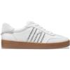Michael Kors per uomo. 43T5SCFS2L Sneakers bianche con lacci Scotty [3249476], Pelle, Bianco, Basso, Stringhe, Casual